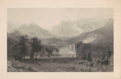As montanhas Rochosas de James Smillie, after Albert Bierstadt