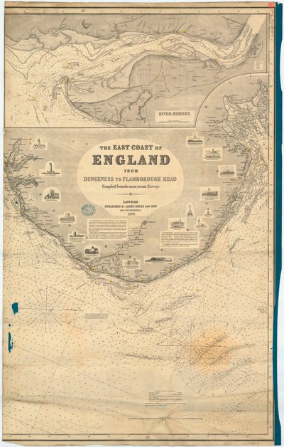 Costa Leste de Inglaterra de Dungeness a Flamborough Head de James & Son Imray