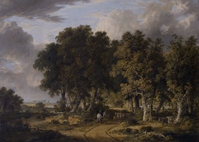 Uma vista na Nova Floresta, meados do século XIX de James Stark