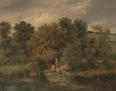 Lavagem de Ovinos em Postwick Grove, Norwich de James Stark