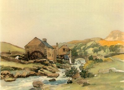"Moinho de água", início do século XIX, 1947.   de James Stark