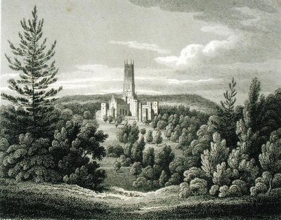 Fonthill Abbey do Beacon de James Storer