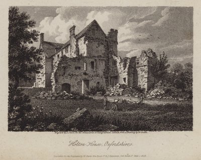 Holton House, Oxfordshire (gravura) de James Storer