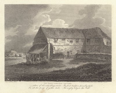 Robert Bloomfield, poeta: A Fazenda Place, perto de Thetford (gravura) de James Storer