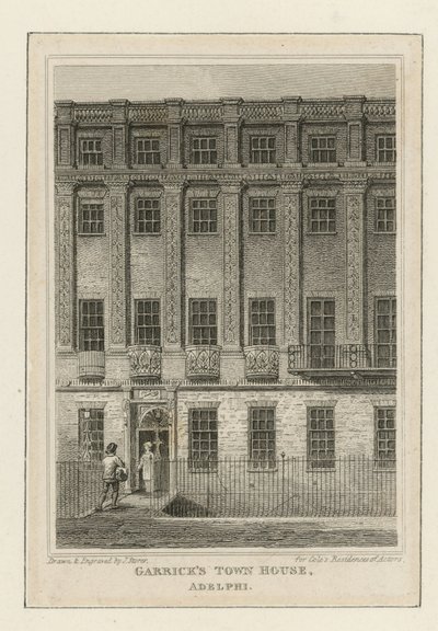 A casa da cidade do ator David Garrick de James Storer