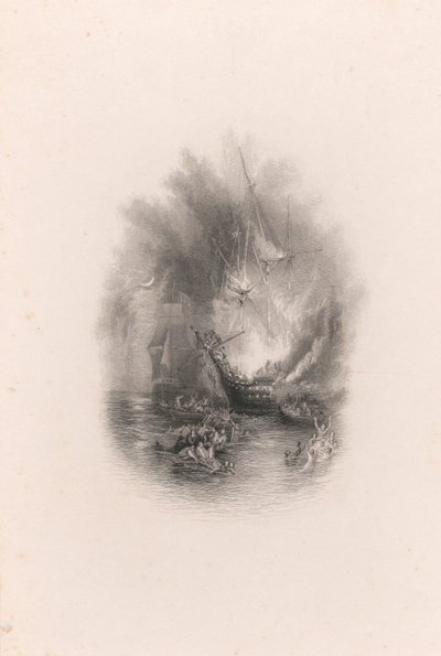 Fogo no mar (vinheta) de James T. Willmore