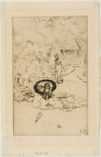 Uma festa de jardim para crianças de James Tissot