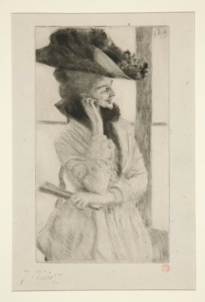 Na janela de James Tissot