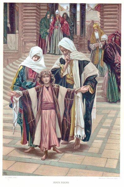 Jesus Encontrado, c1897 de James Tissot