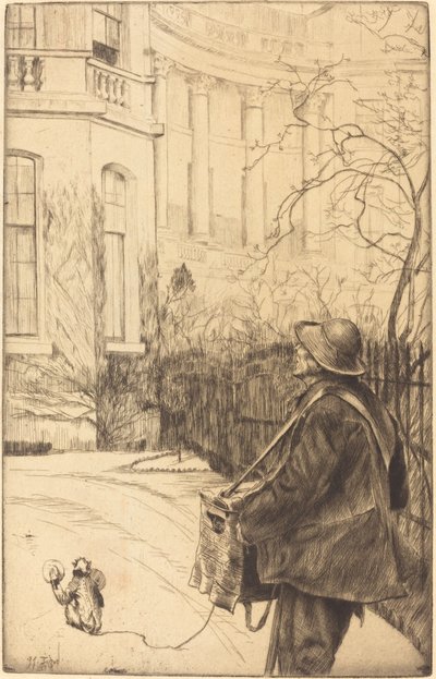 O Moedor de Órgãos, 1878. de James Tissot