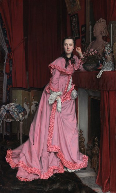 Retrato da Marquesa de Miramon, nascida Thérèse Feuillant de James Tissot