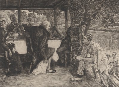 The Parable of the Prodigal Son, No. IV: The Fatted Calf, 1882. de James Tissot