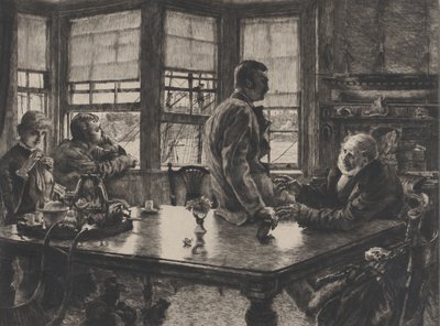 A Parábola do Filho Pródigo: A Partida No. 1, 1882. de James Tissot
