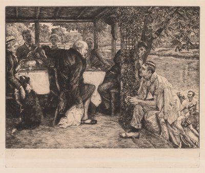 O filho pródigo: o bezerro gordo de James Tissot