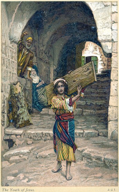 "A Juventude de Jesus", c1897 de James Tissot