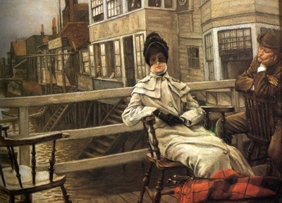 À espera do ferry II de James Tissot
