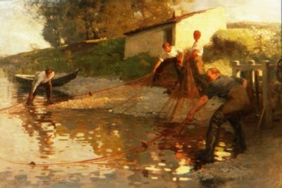 Pescadores de Salmão Tweed de James Wallace