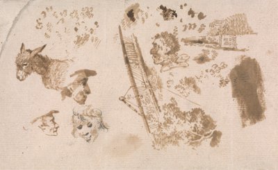 Uma Folha de Esboços Ligeiros de James Ward