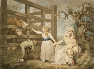Filhos Compassivos, gravados por William Ward (1766-1826) 1793 de James Ward
