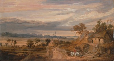 Paisagem com casas de campo de James Ward