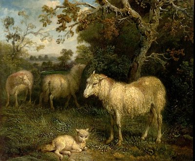 Paisagem com ovelhas de James Ward
