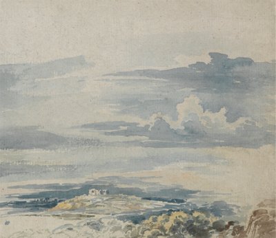 Paisagem com um Castelo sobre um Monte de James Ward