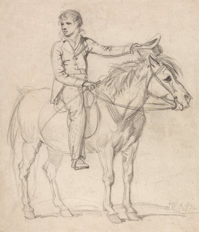 Lord Stanhope (mais tarde Conde de Chesterfield) em criança, montado num pónei de James Ward