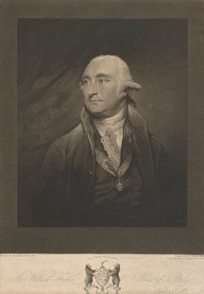 Sir William Forbes, 6º Baronete de Monymusk e Pitsligo de James Ward