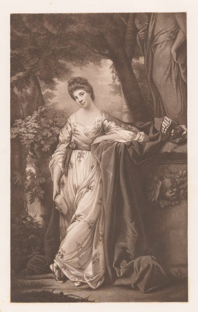 Retrato de Frances Abington-Barton como Thalia de James Watson (prentmaker)