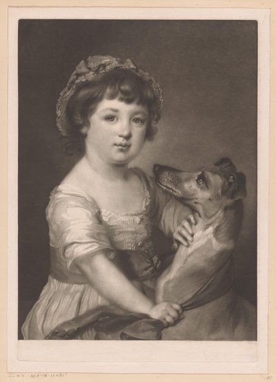 Retrato de Frances Lascelles de James Watson (prentmaker)