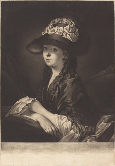 Lucinda, senhorita Moore de James Watson after Pierre Etienne Falconet