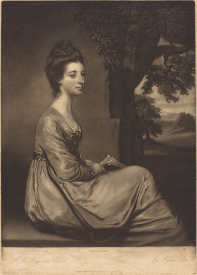 Jemima Condessa Cornwallis de James Watson after Sir Joshua Reynolds