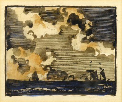 Marinha (wc no papel) de James Watterston Herald
