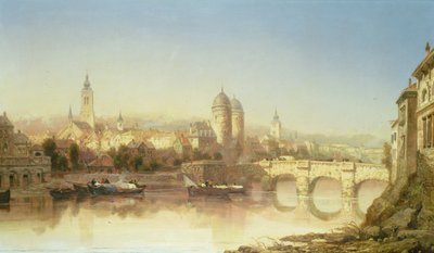 Uma visão de Heidelberg, 1873 de James Webb