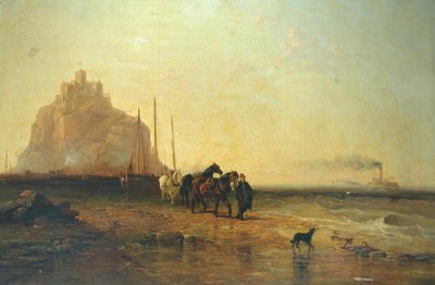 Noite, desligado, st michaels, monte, 1855 de James Webb