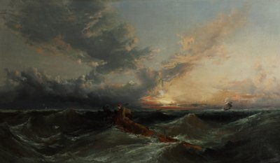 O Sinal, c.1860 (óleo sobre tela) de James Webb