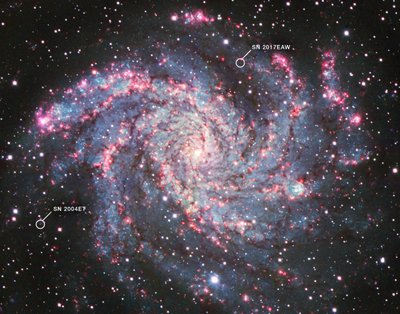 NGC 6946 (Observatório Nacional de Kitt Peak) de James Webb Space Telescope (NASA)