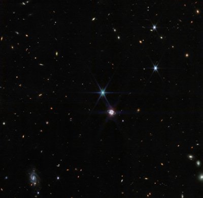 Campo amplo de Neptuno (NIRCam) de James Webb Space Telescope (NASA)