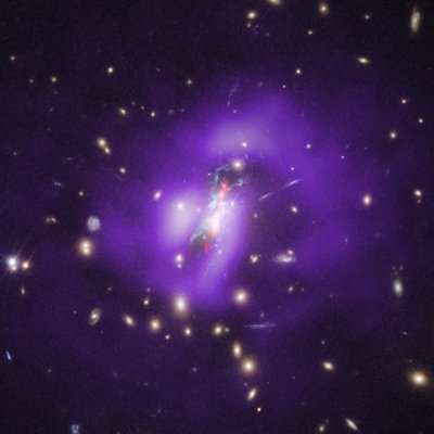 Agregado de Phoenix (Hubble, Chandra, VLA) de James Webb Space Telescope (NASA)