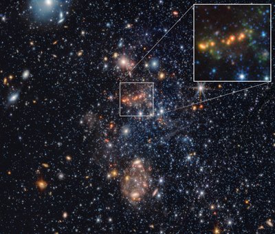 Extracção de HAPs na constelação de Sextans A (imagens da NIRCam e da MIRI) de James Webb Space Telescope (NASA)