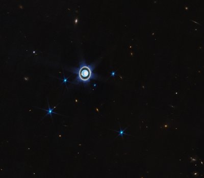 Urano (Imagem da NIRCam Compass) Não anotado de James Webb Space Telescope (NASA)