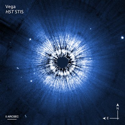 Imagem da Bússola Vega Hubble de James Webb Space Telescope (NASA)