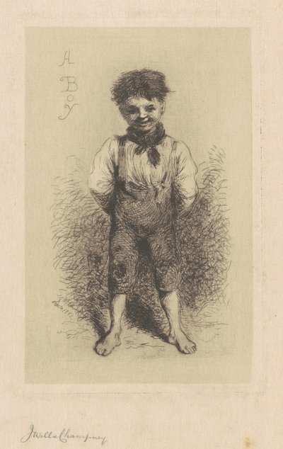 Um menino de James Wells Champney