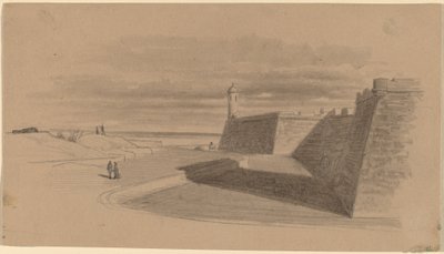 Fosso em Fort Marion, Flórida de James Wells Champney