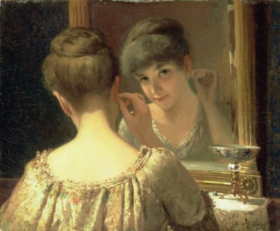 O Coquete, C. 1885 de James Wells Champney