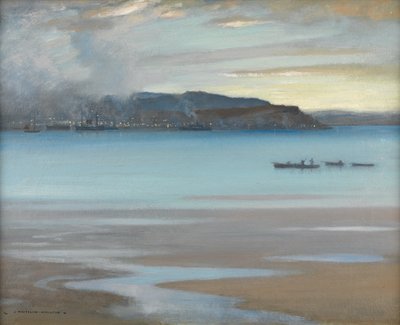 Rhu Bay (óleo sobre tela) de James Whitelaw Hamilton