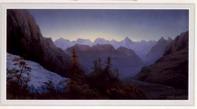 Alvorada nos Alpes de James Whittet Smith