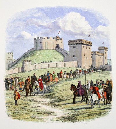 Matilda tem permissão para se aposentar de Arundel, Sussex, 1139 1864 de James William Edmund Doyle