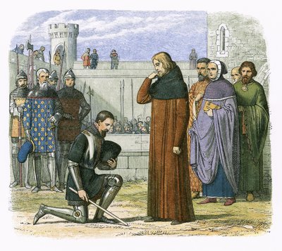 Encontro de Ricardo II e Henry Bollinbroke em que Henry exige o trono de James William Edmund Doyle