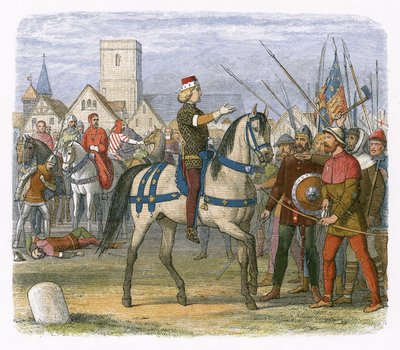 Richard assume o comando dos rebeldes na revolta dos camponeses de James William Edmund Doyle